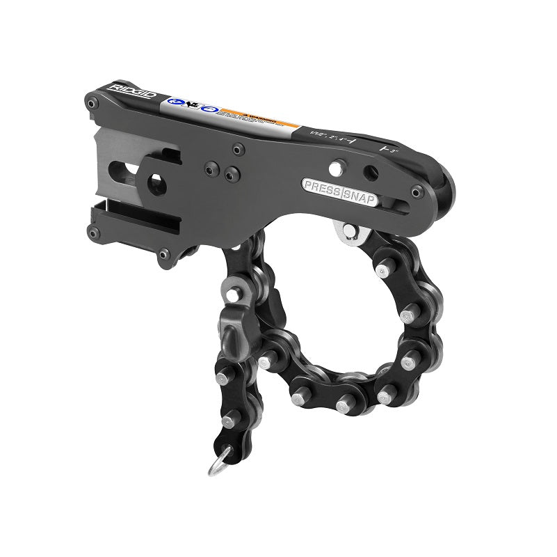 Press Snap Soil Pipe Cutter Kit 1-1/2" to 4" Capacity for No Hub & Service-Weight Soil Pipe with Case