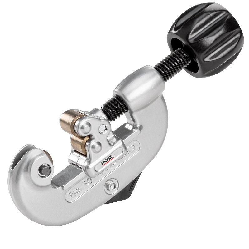 Screw Feed Tubing & Conduit Cutter 1/8" to 1" Capacity Includes Heavy-Duty E-1240 Wheel Model 10
