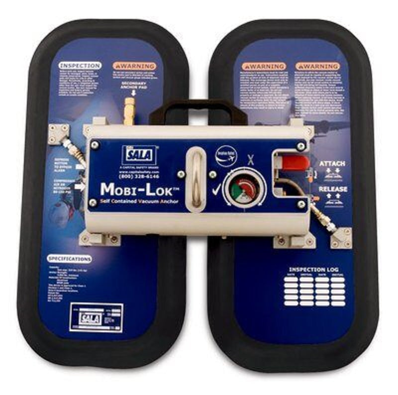 DBI Sala Mobi-Lok Seconday Pad Vacuum Anchor Aviation Industry Self Contained with Carrying Case