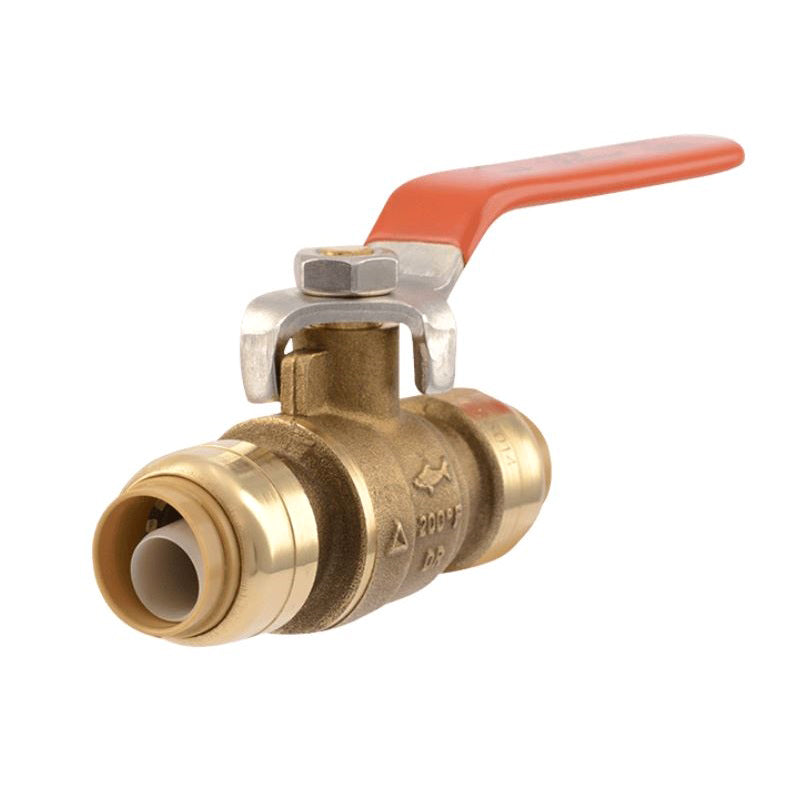 Ball Valve 1/2" Brass Full Port SBCXSBC Lead Free  Max Pressure 200 PSI