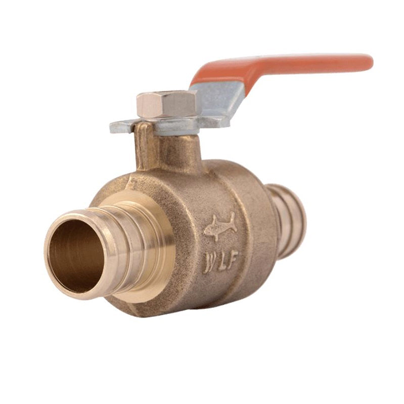 BALL VALVE 3/4 PEX 22462LF W/PEX/BARB END LEAD FREE