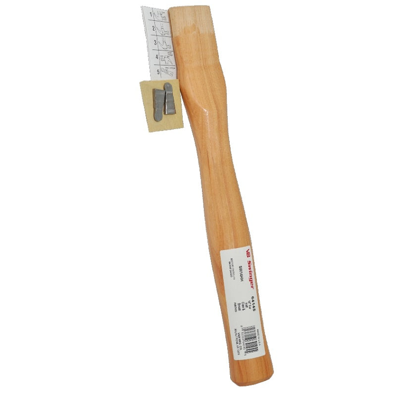 Hatchet Handle 14" Hickory No 2 Tear Drop Eye