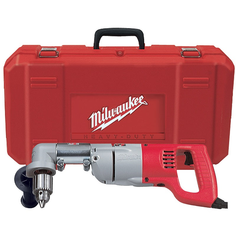 Right Angle Drill Kit 1/2" Corded Variable Speed