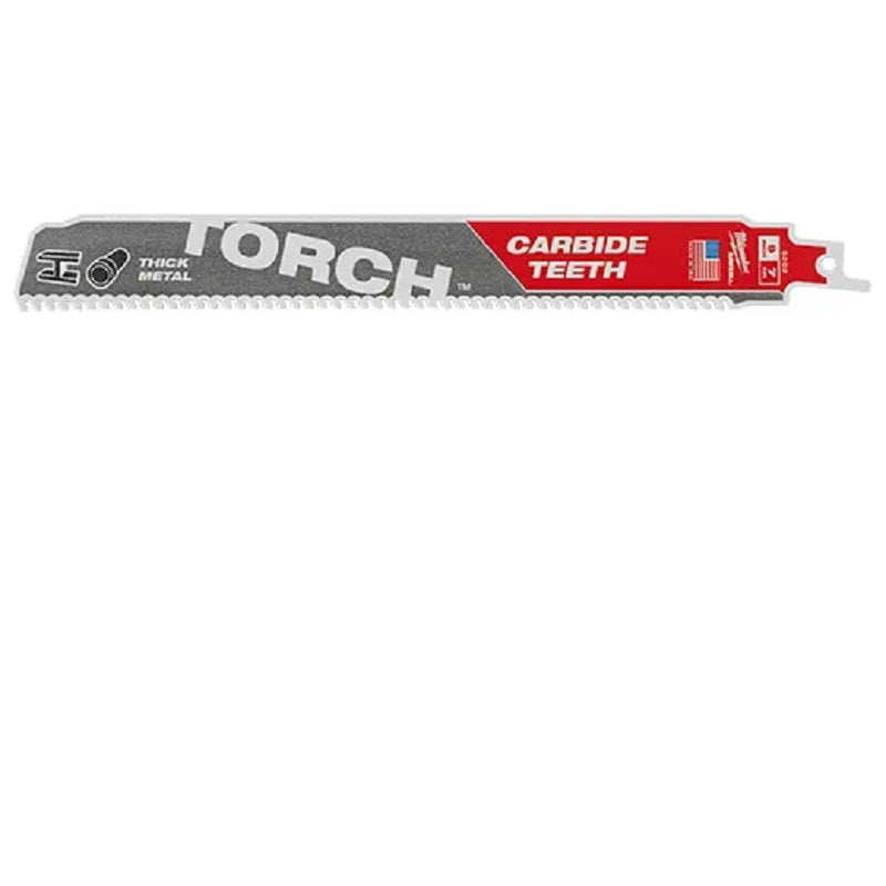 Reciprocating Saw Blade (Sawzall) 9" 7T Carbide Teeth Torch