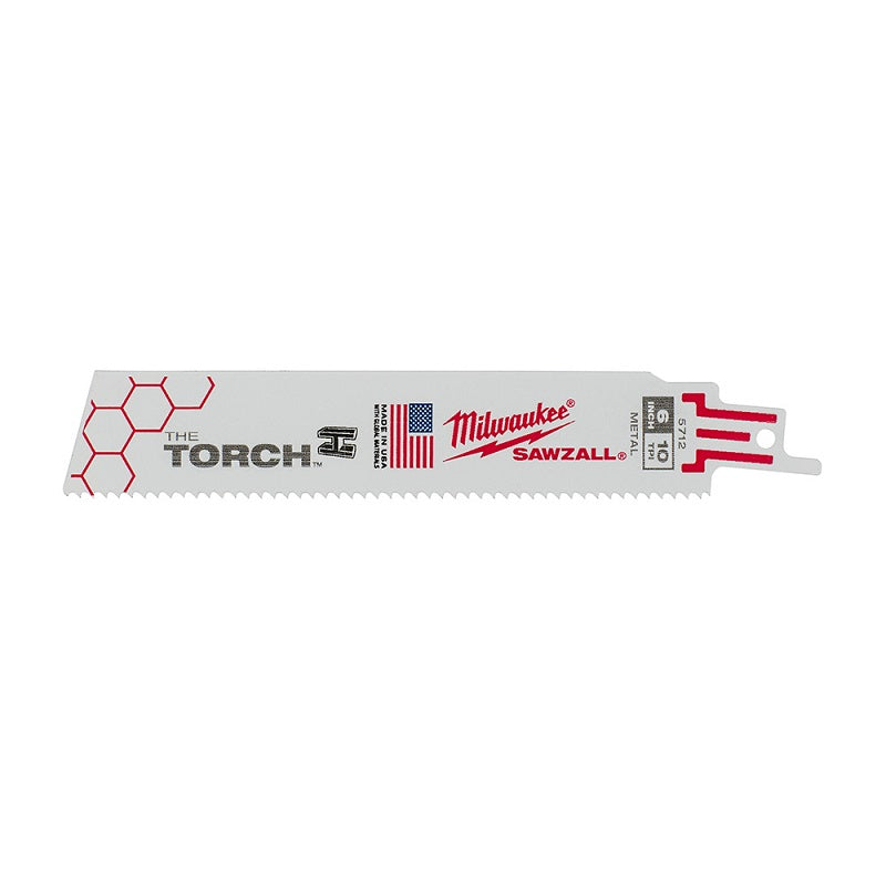 Reciprocating Saw Blade (Sawzall) 6" 10T 5 Per Pack
