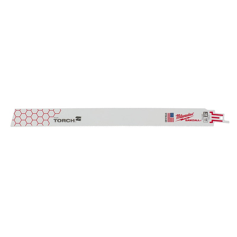 Reciprocating Saw Blade (Sawzall) 12" 18T 5 Per Pack