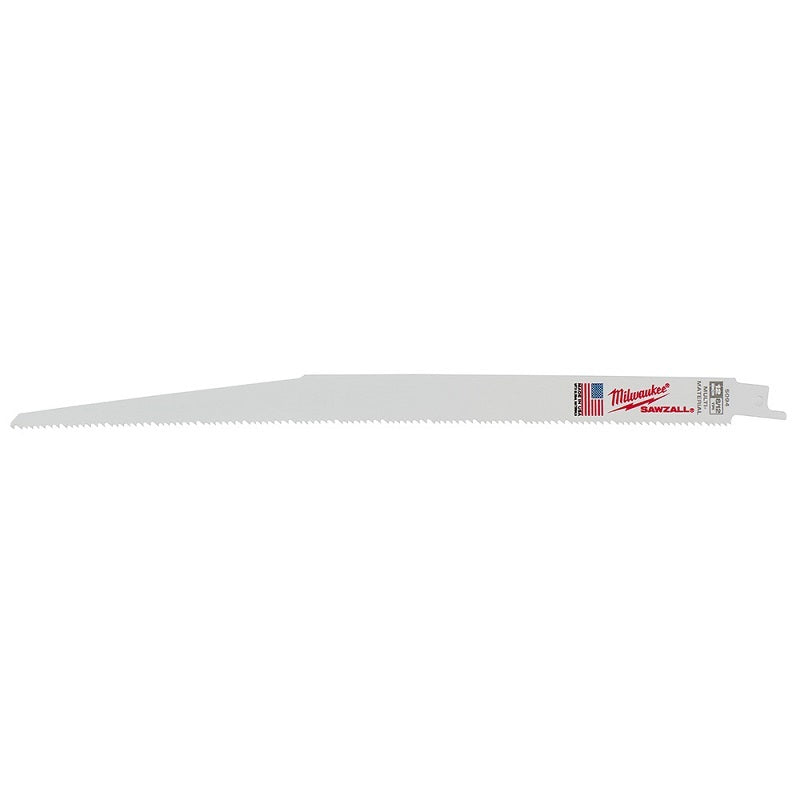 Reciprocating Saw Blade (Sawzall) 12" 8/12T 5 Per Pack