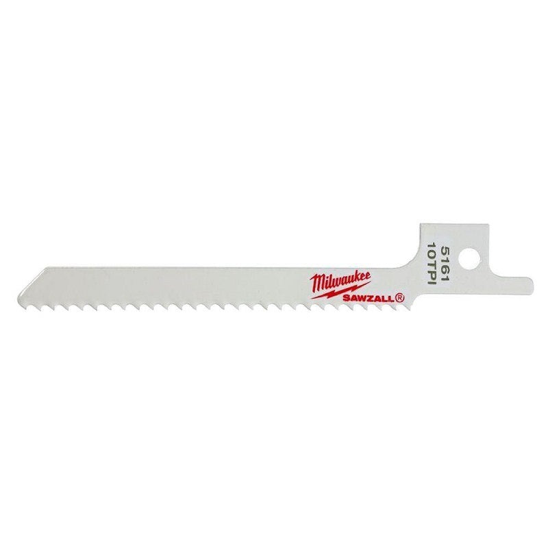 Reciprocating Saw Blade (Sawzall) 3-5/8" 10T 5 Per Pack
