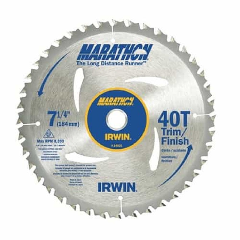 SAW BLADE 7-1/4 CARBIDE 40T 14031 (REPLACES 25640)