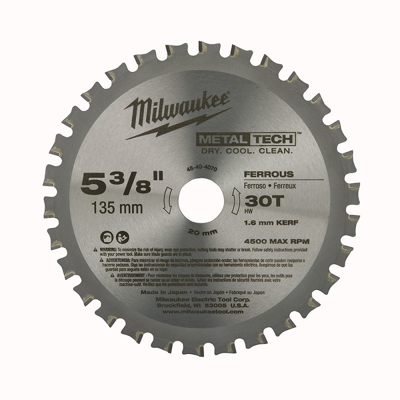SAW BLADE 5-3/8 30T METAL 48-40-4070 - CIRCULAR