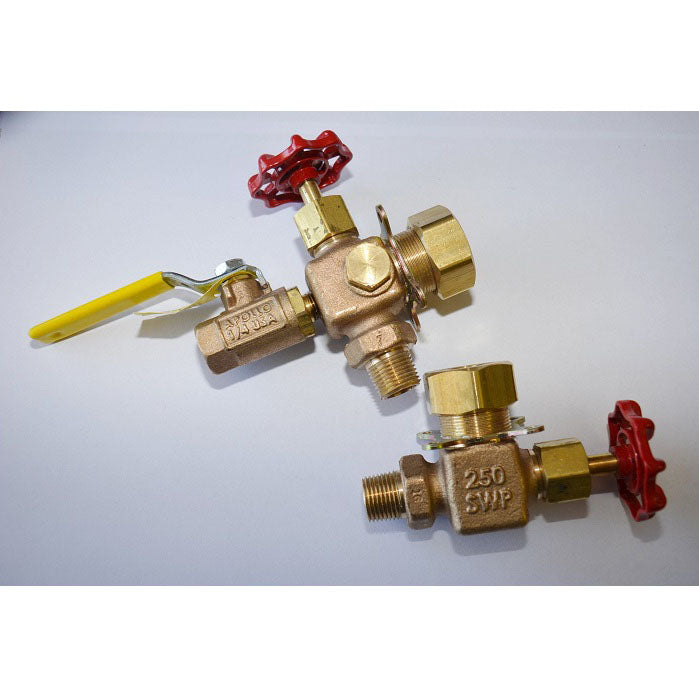 WATER GAUGE 1/2 BRNZ 24-350-03 - L/GLASS & RODS