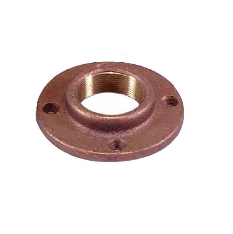 FLOOR FLANGE 1 BRASS  240-16