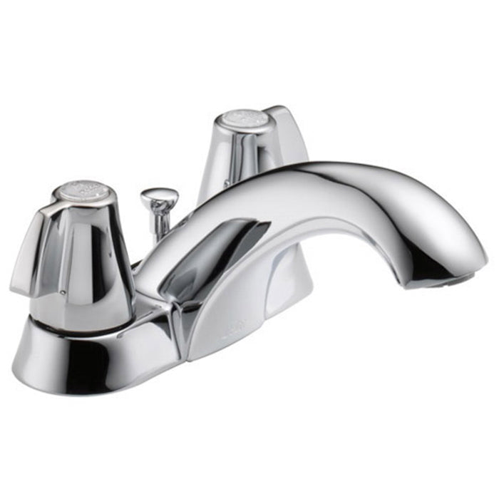 Classic Centerset Lavatory Faucet in Chrome w/Metal Pop-Up
