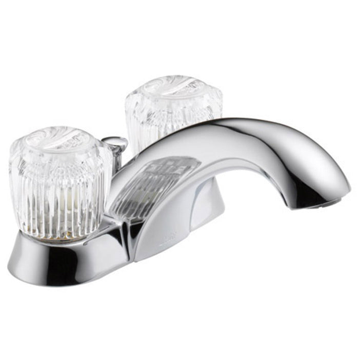 Classic Centerset Lavatory Faucet in Chrome w/Metal Pop-Up