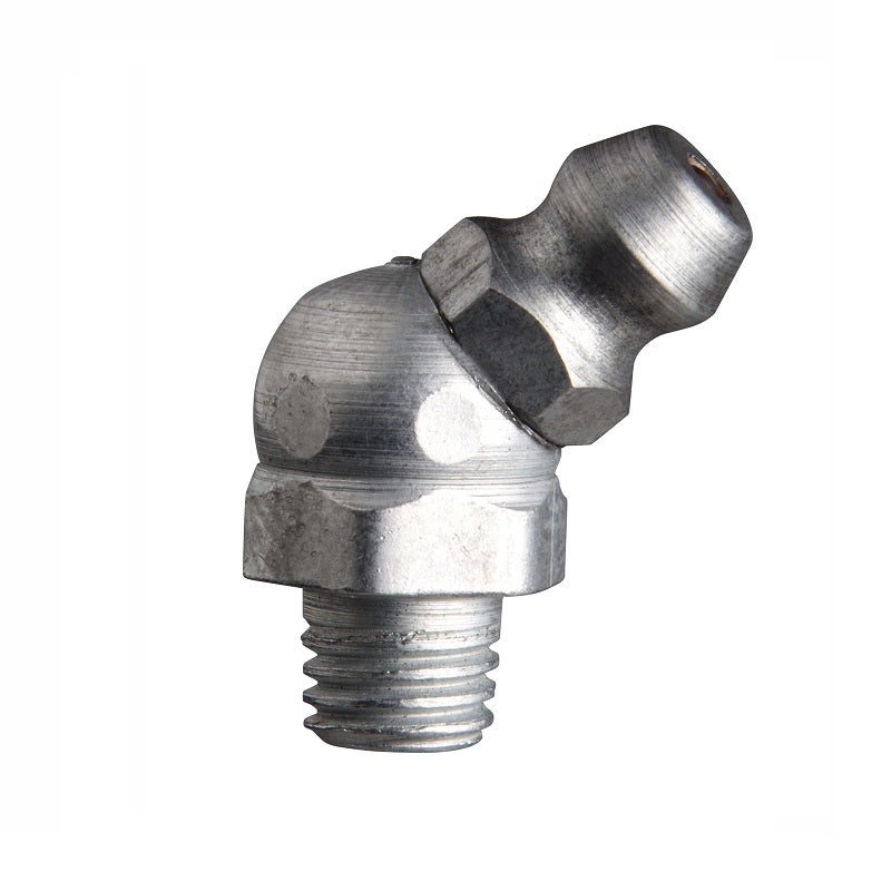 Grease Fitting 1/4"-28 Taper Thread 45° Angle