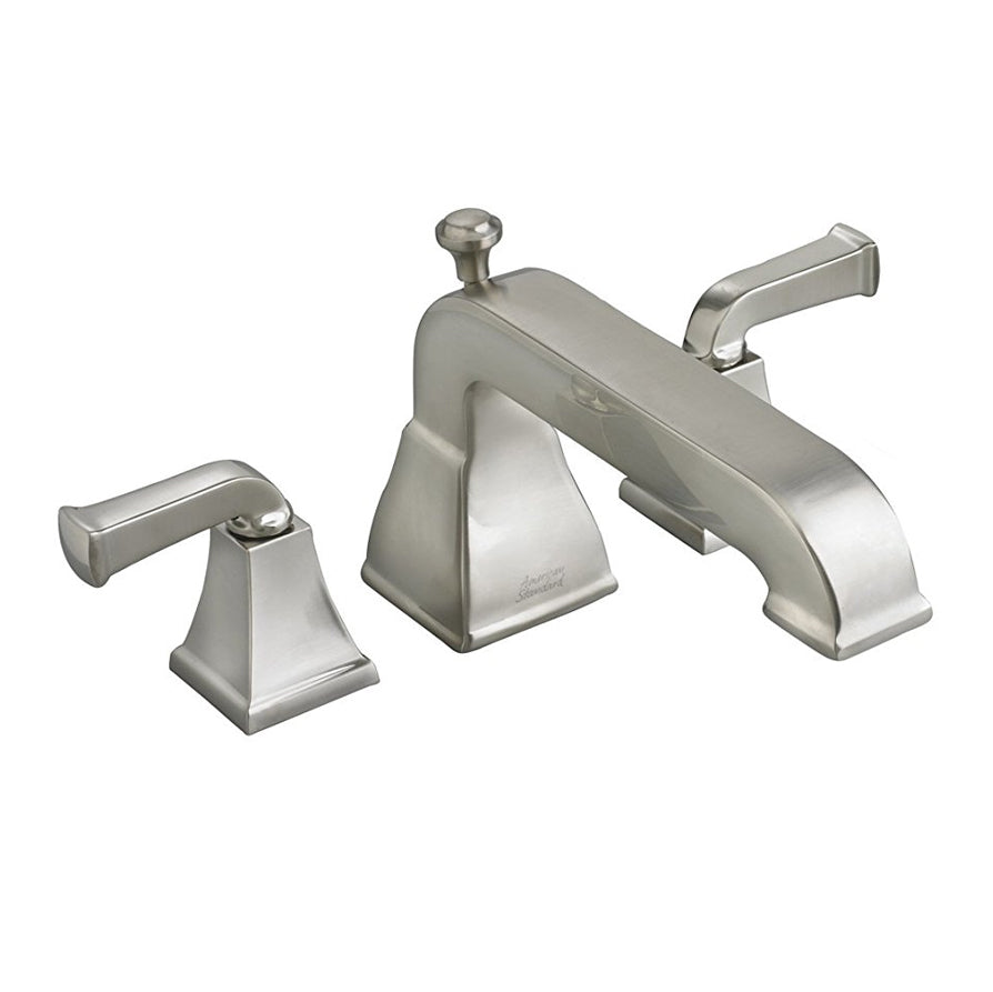 Town Square Deck Mounted Tub Faucet Less Hand Shower In Brushed Nickel
