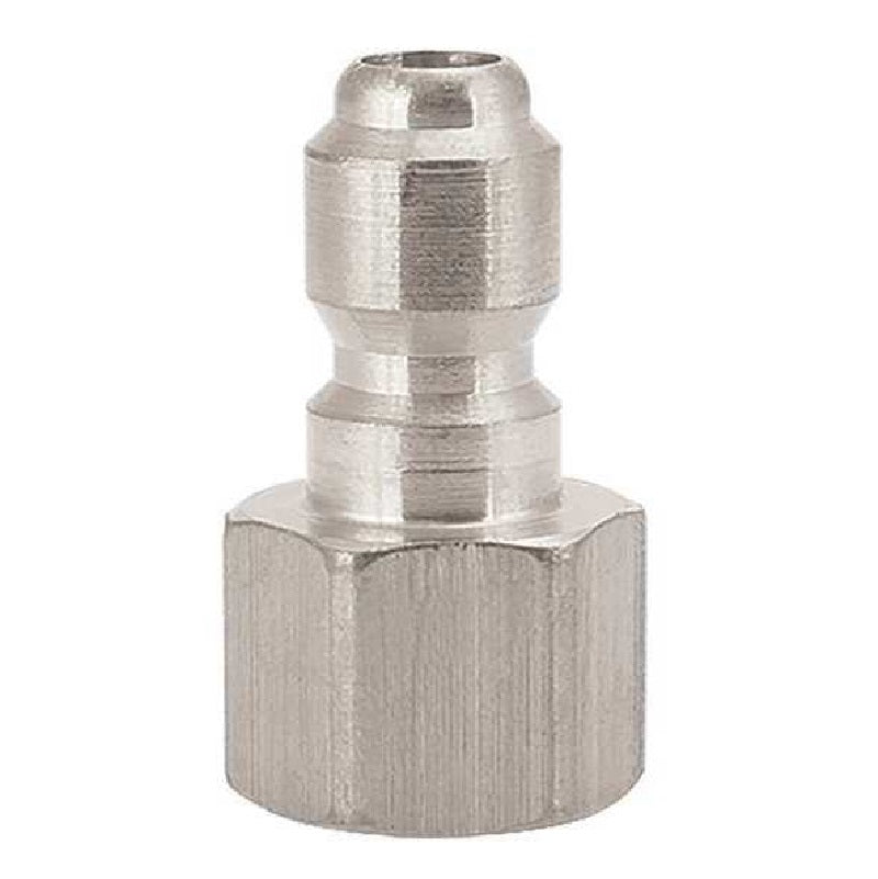 PLUG 1/4X1/4 FPT SS - 25FPS STRAIGHT THRU - FST SERIES