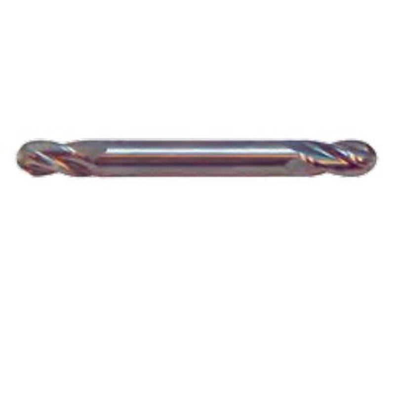 END MILL 1/32 DBL 4FL 84251 CARB,BALL STUB END,1/16 LOC