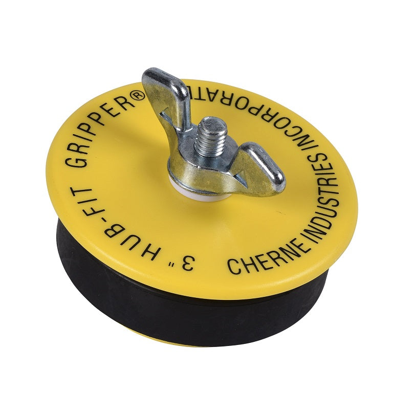 TEST PLUG 3" YELLOW SINGLE 270-538 HUB FIT MECHANICAL GRIPPER PLUG