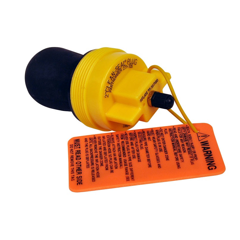 PLUG 1-1/2" RUBBER F/CAST IRON & PLASTIC 271508 - CLEAN-SEAL