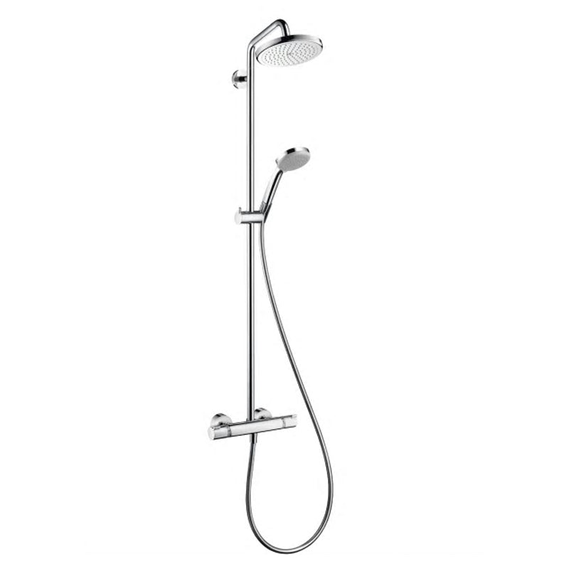 Croma Shower System W/Showerhead and Hand Shower In Chrome