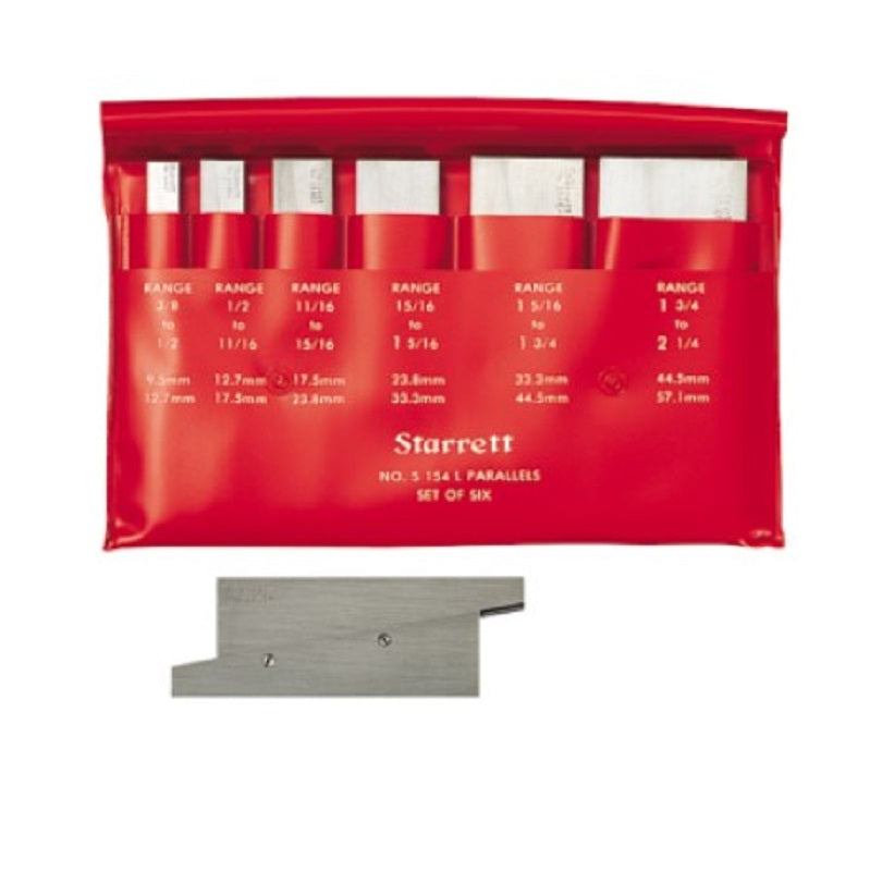 PARALLELS SET OF 6 W/CASE S154LZ # 50586