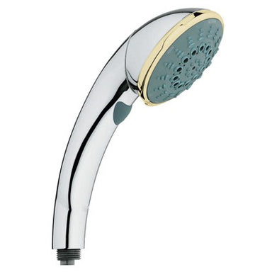 Movario Multi-Function Hand Shower In Chrome/Polished Brass