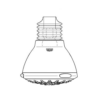 Movario Multi-Function Showerhead In Chrome/Polished Brass