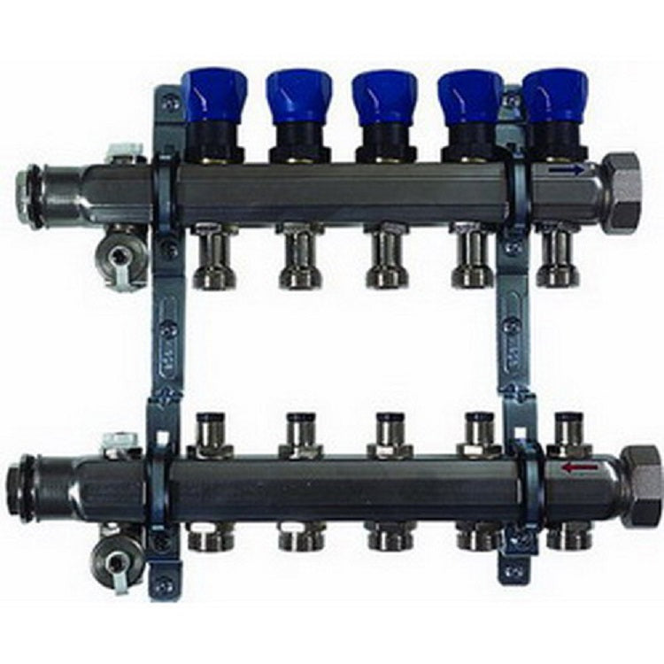 VIEGA 15702 STAINLESS STEEL MANIFOLD STAINLESS STEEL BALANCE 4 OUTLETS