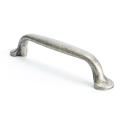 Euro Rustica 4-15/16" Pull in Rustic Nickel