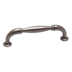 Euro Rustica 4-3/8" Pull in Rustic Nickel