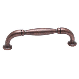 Euro Rustica 4-3/8" Pull in Rustic Copper