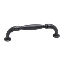 Euro Rustica 4-3/8" Pull in Rustic Iron