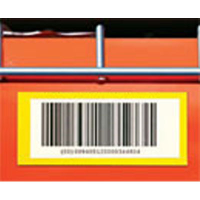 Magnetic Label 2"X4" Gloss White Use Sharpie