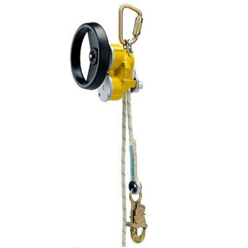 DBI Sala Rollgliss R550 Rescue & Descent Kit with 50' of 3/8" Kernmantle Rope Lifeline, Rescue Wheel, 4' Anchor Sling, 2 Carabiners & Carrying Bag