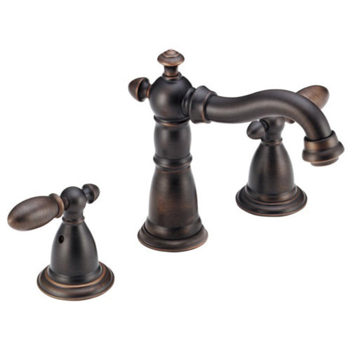 Victorian Widespread Lavatory Faucet in Venetian Bronze