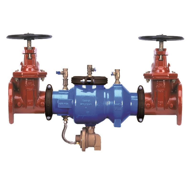 BACKFLOW PREVENTOR 4-375AL RPZ LESS GATE VALVES