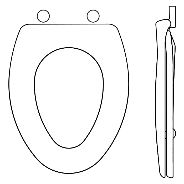 Affinity Toilet Seat Elongated Almond