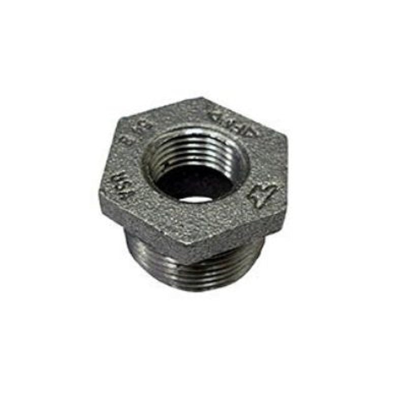 BUSHING 1-1/4X3/4 BLACK CAST IRON HEX FIGURE 09 - MXF - 125# THREADED