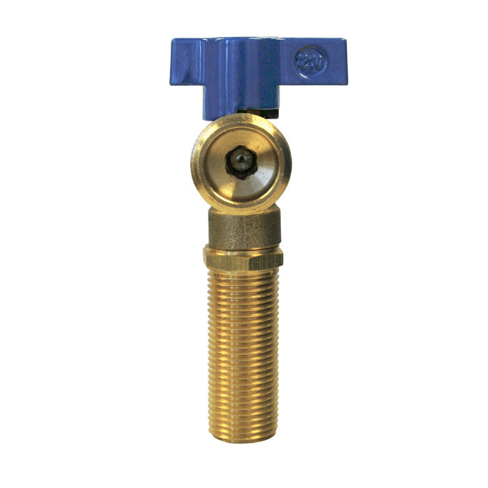 Washing Machine Outlet Box Valve 1/4 Turn Copper 3/4" Blue