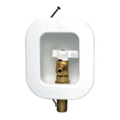 I2K Ice Maker Outlet Box w/1/4 Turn Valve F1807 PEX Low Lead No Hammer Arrestor Nails Preloaded