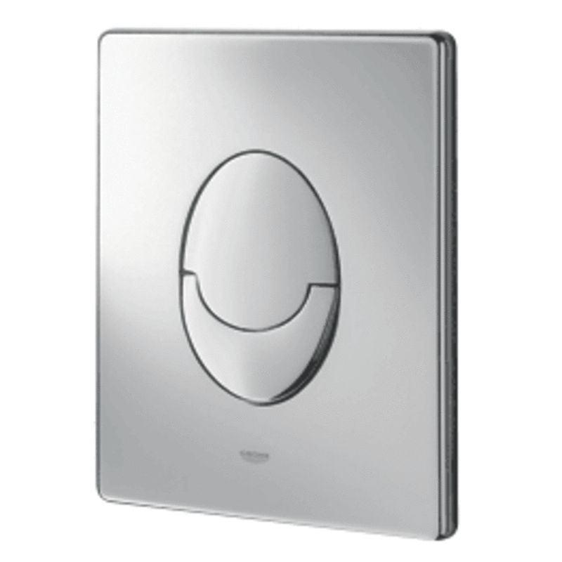 Skate Air Wall Plate Vertical Installation Matte Chrome