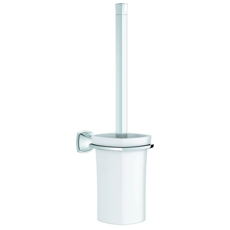Grandera Toilet Brush Set in StarLight Chrome