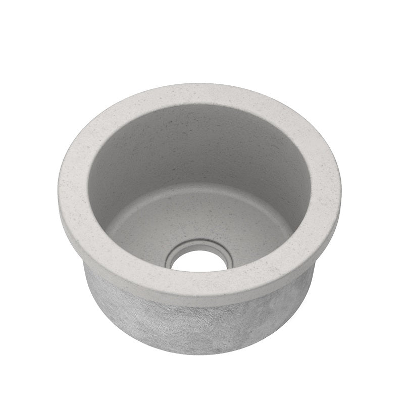 Olivos 16x8-1/4" Bar Sink in Ash No Hole