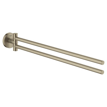 Essentials 18" Double Towel Bar in Brushed Nickel