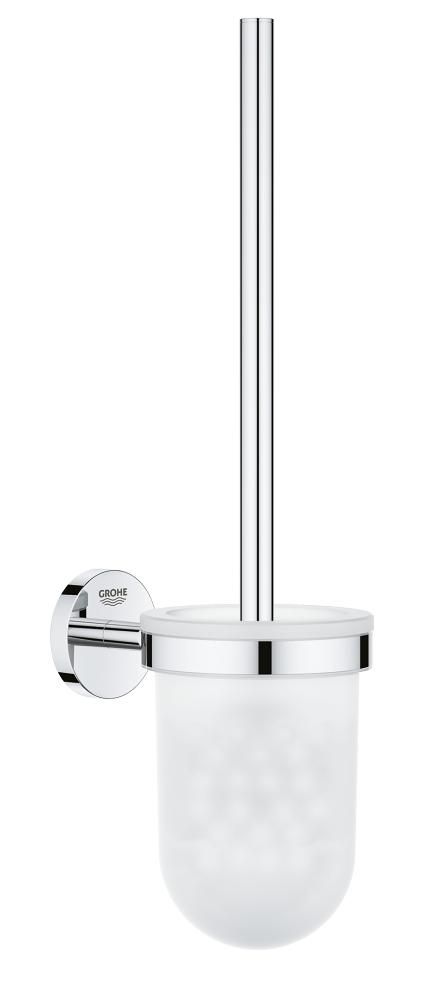 BauCosmopolitan Toilet Brush Set in StarLight Chrome