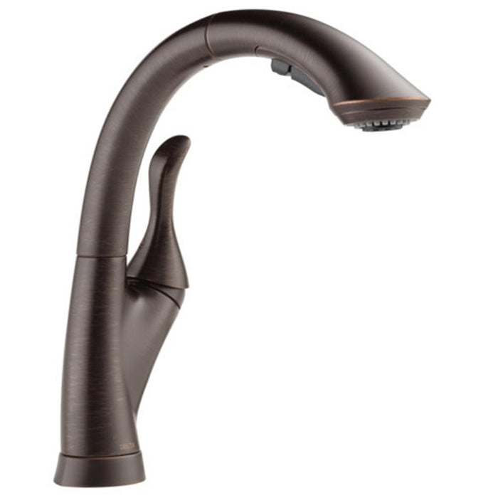 Linden Single Handle Pull-Out Spray Kitchen Faucet Venetian Bronze