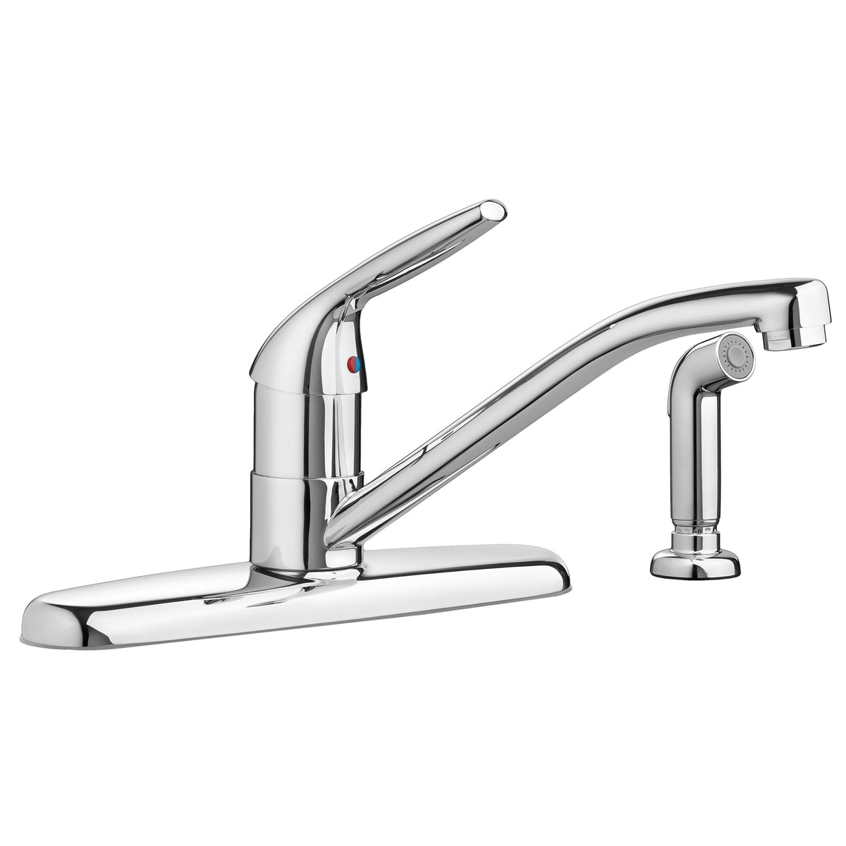 Colony Choice Single Handle Kitchen Faucet w/Side Spray Polished Chrome