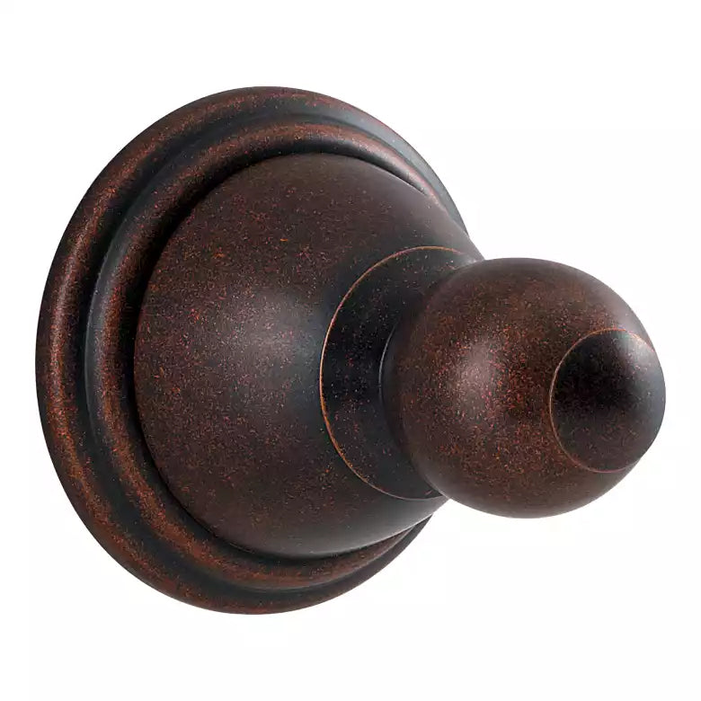 Conical Single Robe Hook in Rustic Bronze