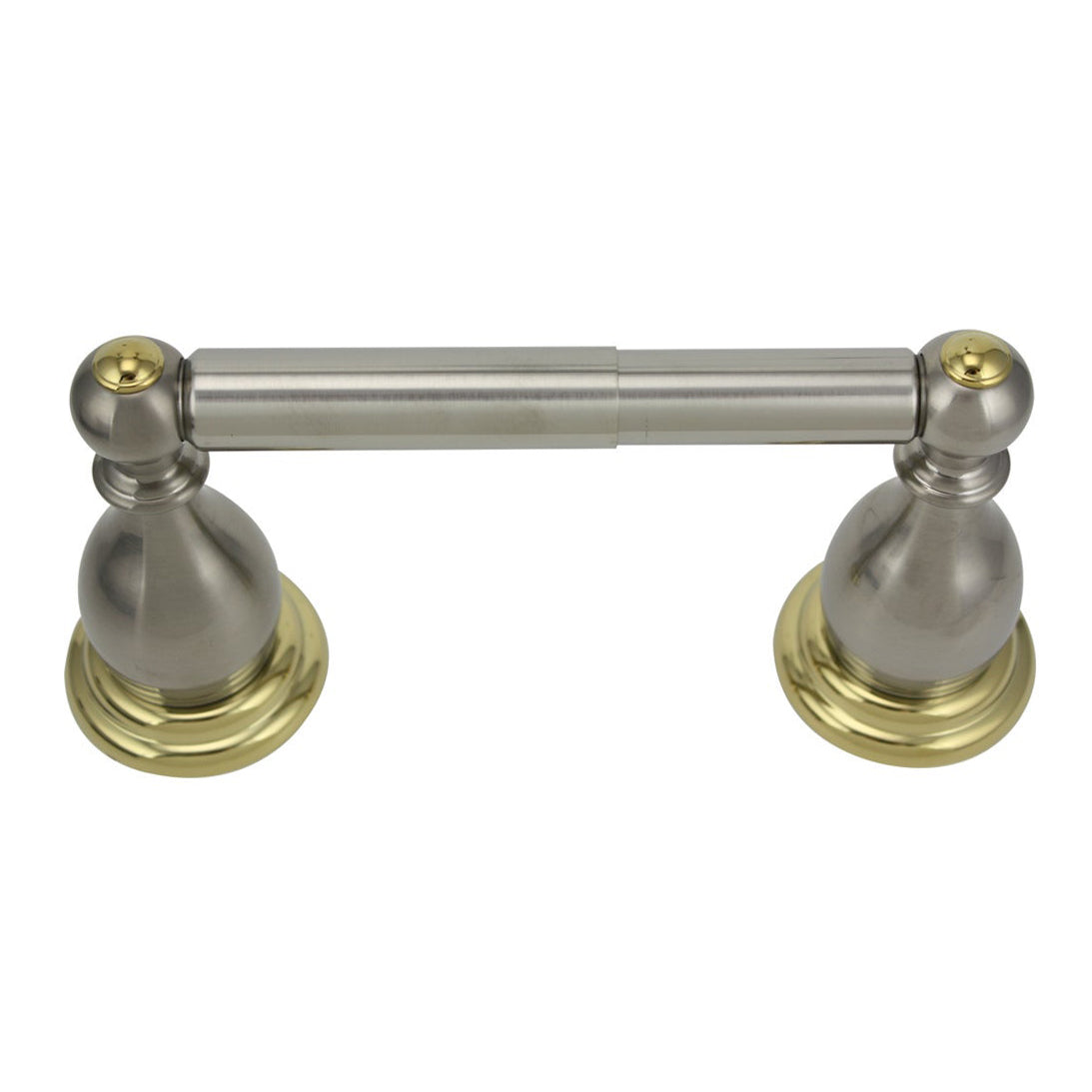Prairie Field Toilet Tissue Holder in Satin Nickel/ Brass